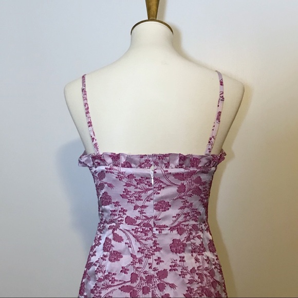 Revolve Likely Jacquard Floral Ruffle Romper - Picture 10 of 14